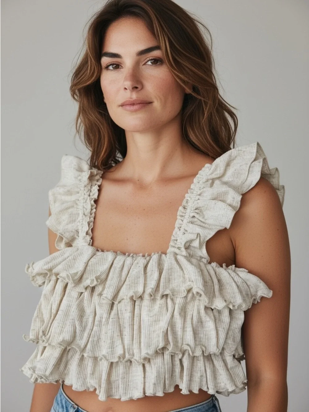New Free People Mila Top Tank In Natural Size XS